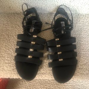 Steve Madden lace up sandals